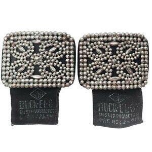 REYCO BUCK-EL-ON Steel Cut Shoe Buckles, Pair